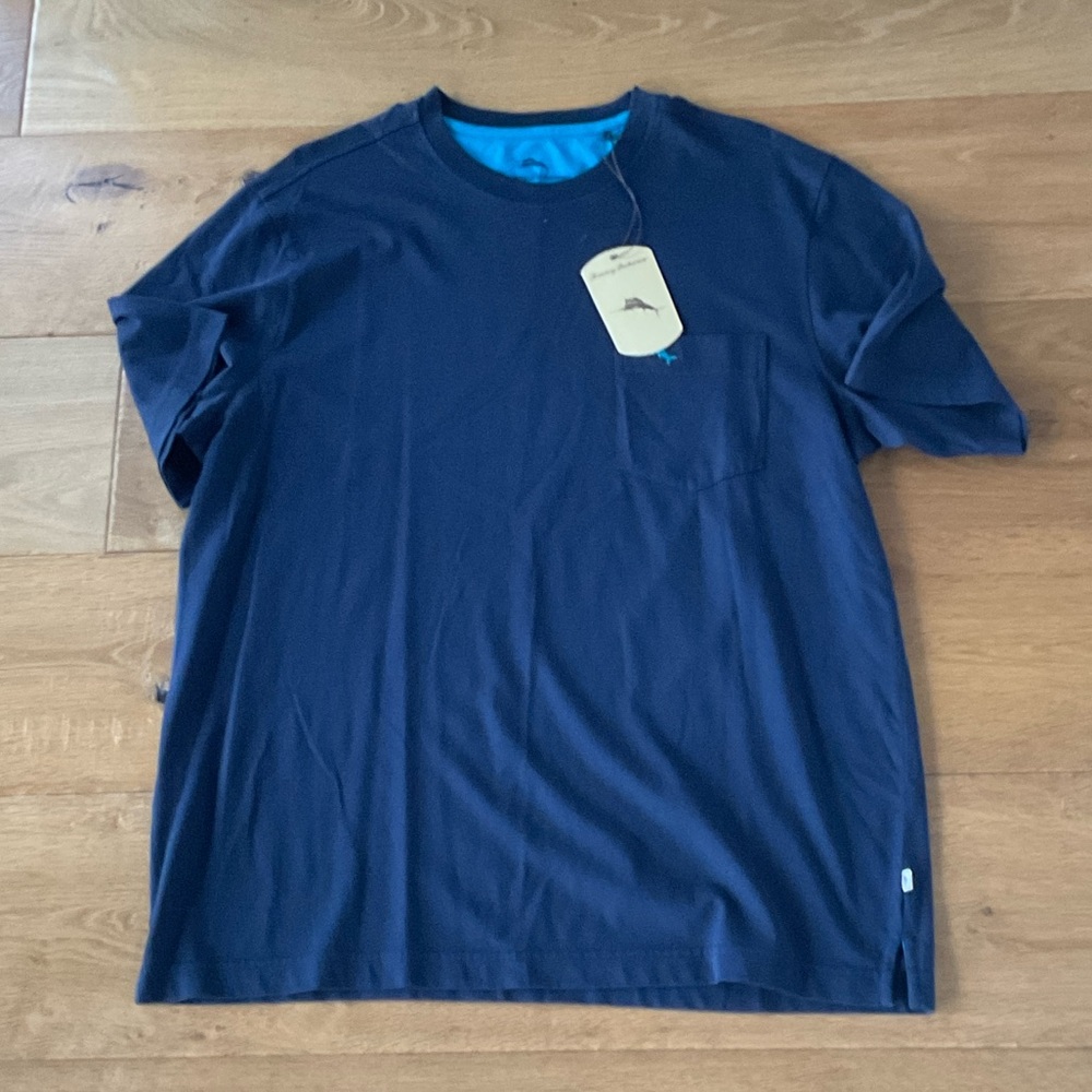 Tommy Bahama Dark Blue Short Sleeve Tee Size M